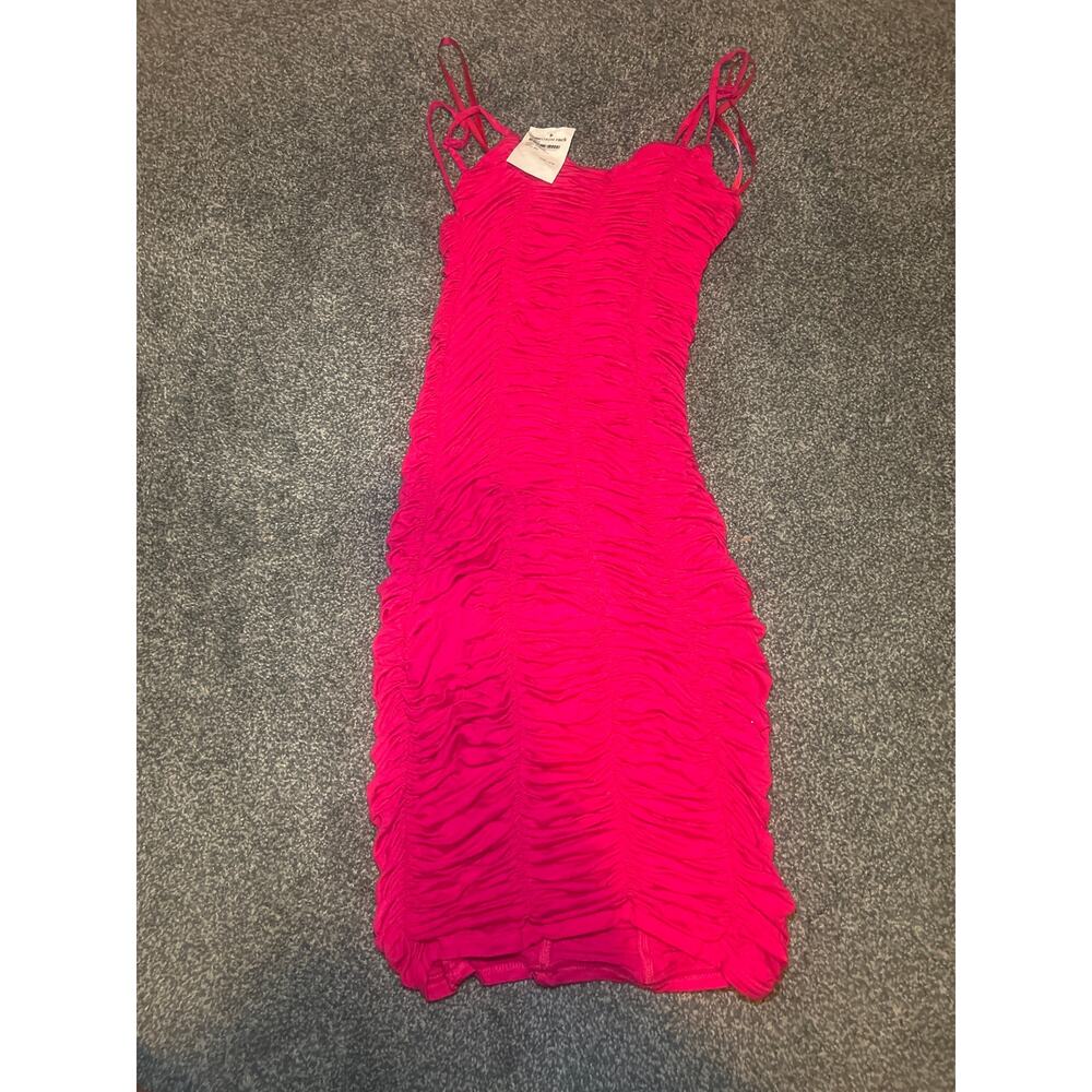 Bebe new with tags fuchsia mini dress brand new size xs
